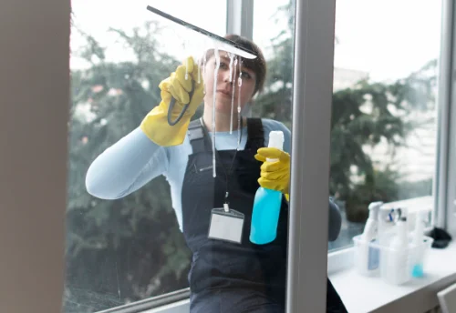 Nettoyage de vitres intérieures et extérieures à Saubion
